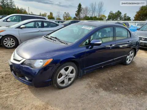 2009 Acura Csx VIN 2HHFD56589H201777 фото 1