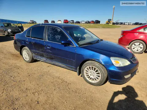 2001 Acura 1.7El Premium VIN 2HHES36841H006702 фото 4
