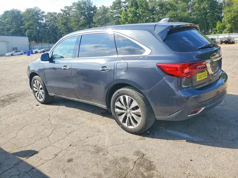 2014 ACURA MDX VIN 5FRYD3H42EB008169 фото 2