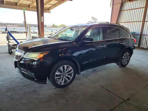 5FRYD3H43EB008455 — 2014 Acura MDX, Rear end (Rear End), before-repair photos