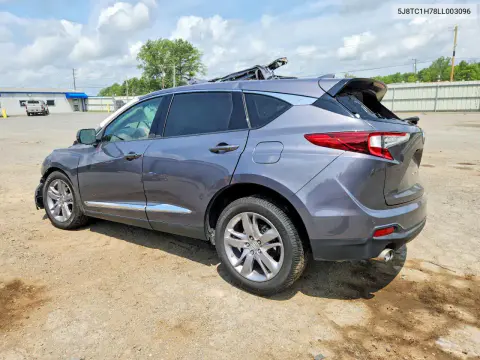 2020 Acura Rdx Advance VIN 5J8TC1H78LL003096 фото 2
