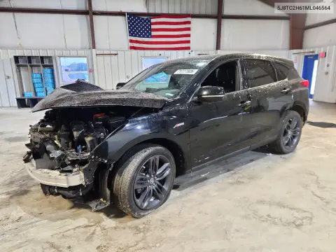 5J8TC2H61ML046564 — 2021 Acura RDX, Передняя часть, фото до ремонта