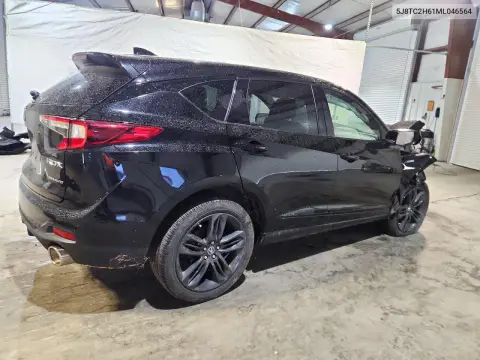 2021 Acura Rdx A-Spec VIN 5J8TC2H61ML046564 фото 3