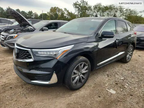 5J8TC2H57ML016413 — 2021 Acura RDX, Вандализм, фото до ремонта