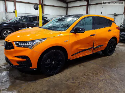 5J8TC2H76MY000191 — 2021 Acura RDX, Боковая часть, фото до ремонта