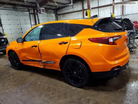 2021 Acura Rdx Advance VIN 5J8TC2H76MY000191 фото 2