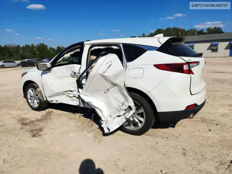 5J8TC1H31ML004797 — 2021 Acura RDX, foto 2 de Copart, Lateral