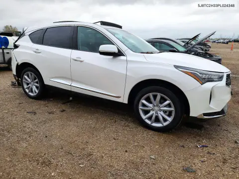 5J8TC2H33PL024348 — 2023 Acura RDX, ფოტო 4, Copart, უკანა ნაწილი