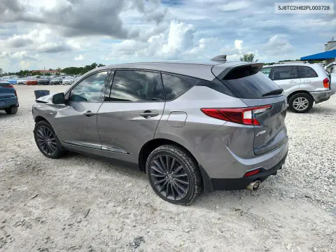 2023 Acura Rdx A-Spec Advance VIN 5J8TC2H82PL003728 фото 2