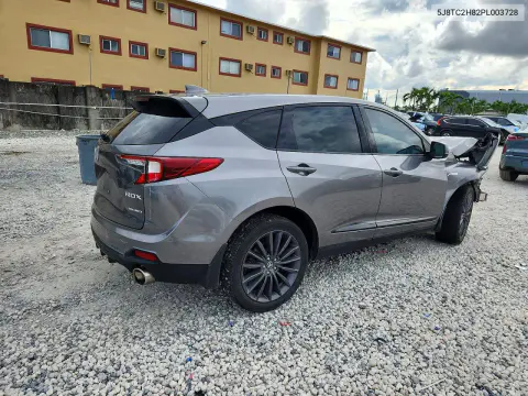 2023 Acura Rdx A-Spec Advance VIN 5J8TC2H82PL003728 фото 3