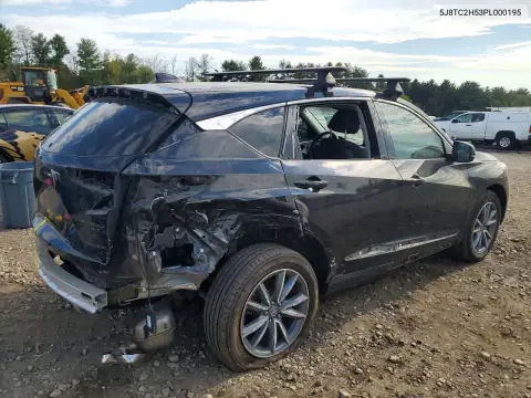 5J8TC2H53PL000195 — 2023 Acura RDX, foto 3 de Copart 02.11.2026, Parte trasera