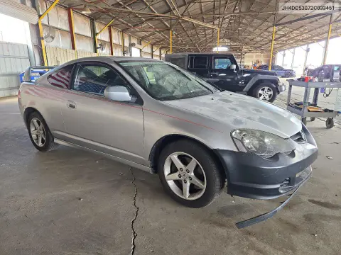 2002 Acura Rsx Type-S VIN JH4DC53072C033451 фото 4