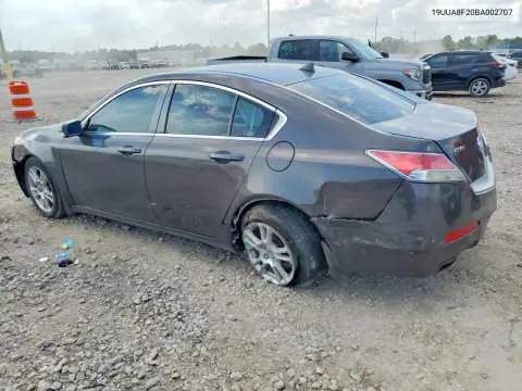 19UUA8F20BA002707 — 2011 Acura TL, фото 2 с аукциона Copart 15.10.2026, Задняя часть
