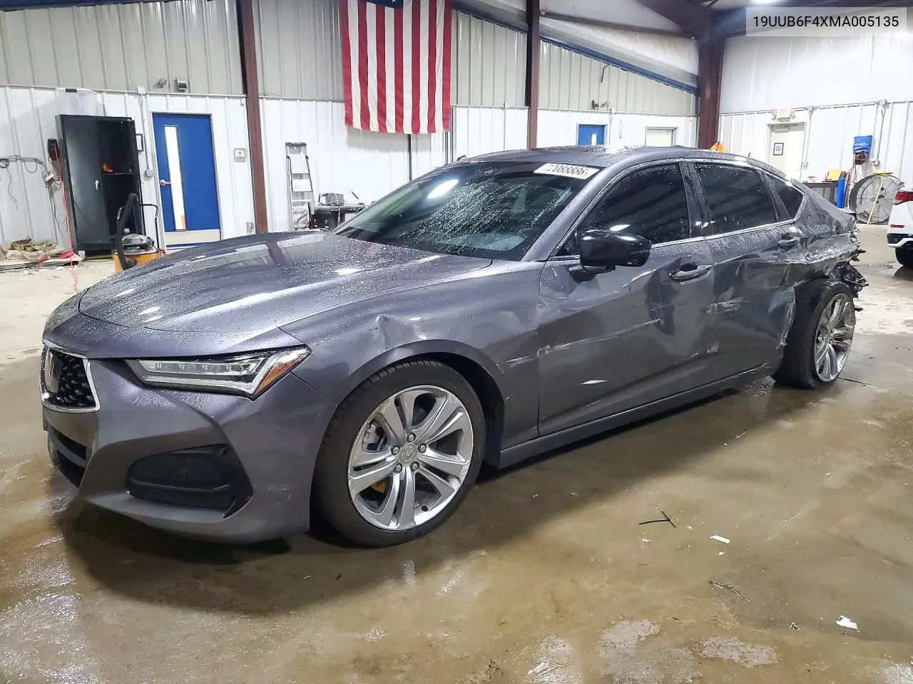 2021 Acura Tlx Technology VIN 19UUB6F4XMA005135 фото 1