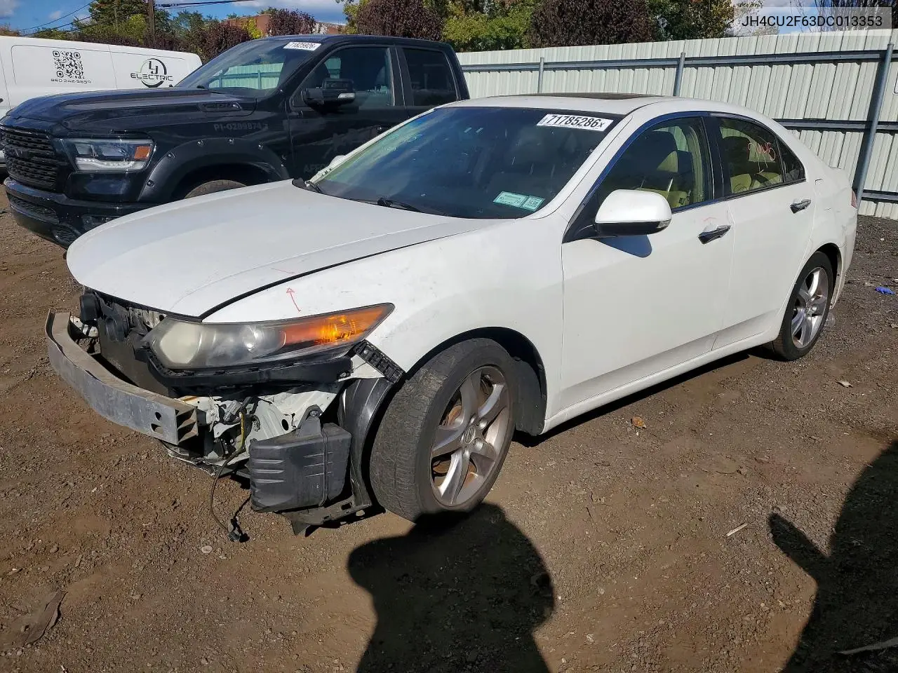 2013 Acura Tsx Tech VIN JH4CU2F63DC013353 фото 1