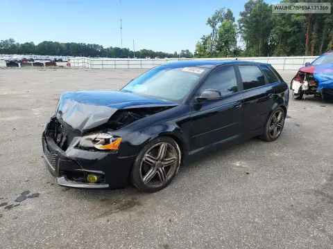 WAUHE78P69A131369 — 2009 Audi A3, Передняя часть, фото до ремонта