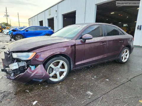 2015 Audi A3 Premium VIN WAUACGFF3F1058197 фото 1
