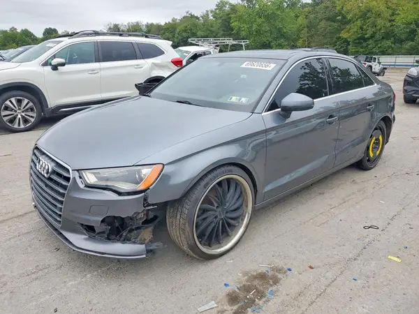 WAUE8GFF5G1117948 — 2016 Audi A3, Передняя часть (Front End), фото до ремонта
