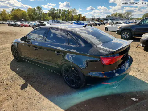 2016 Audi A3 Premium VIN WAUA7GFF0G1014938 фото 2