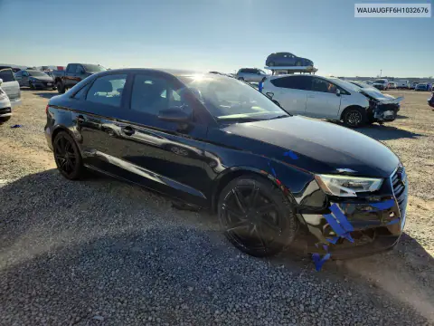 WAUAUGFF6H1032676 — 2017 Audi A3, photo 4 from Copart, Front end