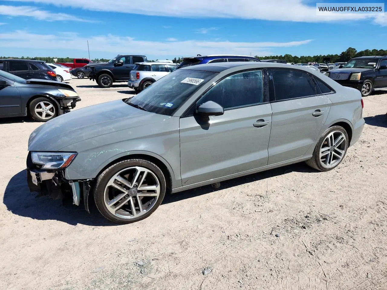 2020 Audi A3 Premium VIN WAUAUGFFXLA033225 фото 1