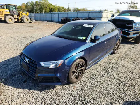 WAUBEGFF0LA028651 — 2020 Audi A3, Боковая часть, фото до ремонта