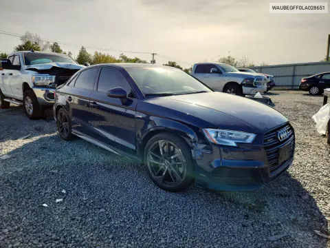 2020 Audi A3 S-Line Premium VIN WAUBEGFF0LA028651 фото 4