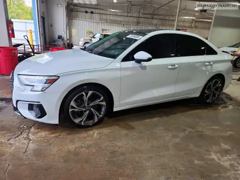 WAUHUDGY7NA091101 — 2022 Audi A3, Przód, zdjęć przed naprawą