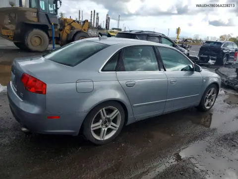 2006 Audi A4 3.2 Quattro VIN WAUDH78E06A228213 фото 3