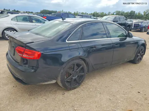 2009 Audi A4 Premium Plus VIN WAUSF78K19N012113 фото 3