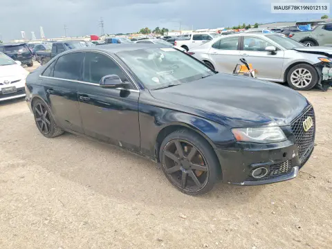 2009 Audi A4 Premium Plus VIN WAUSF78K19N012113 фото 4