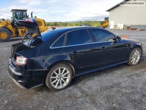 2014 Audi A4 Premium Plus VIN WAUFFAFL4EN025829 фото 3