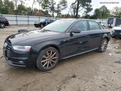 2015 Audi A4 Premium Plus VIN WAUFFAFL6FN007303 фото 1