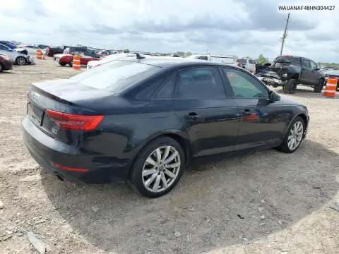 2017 Audi A4 Premium VIN WAUANAF48HN004427 фото 3