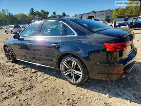 WAUENAF48HN010990 — 2017 Audi A4, фото 2 с аукциона Copart, Подтопление