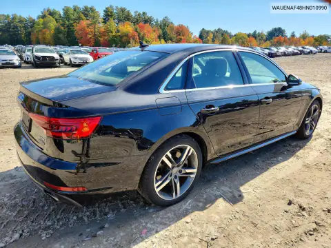 WAUENAF48HN010990 — 2017 Audi A4, фото 3 с аукциона Copart, Подтопление