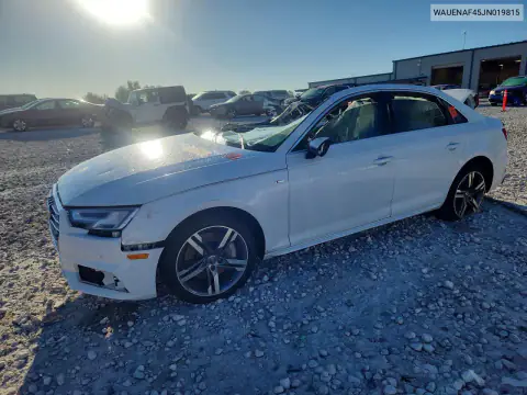 WAUENAF45JN019815 — 2018 Audi A4, Повреждения со всех сторон, фото до ремонта