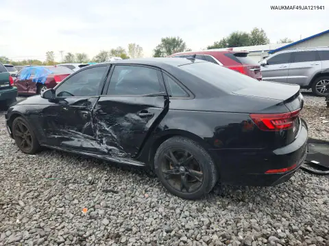 WAUKMAF49JA121941 — 2018 Audi A4, foto 2 de Copart, Lateral