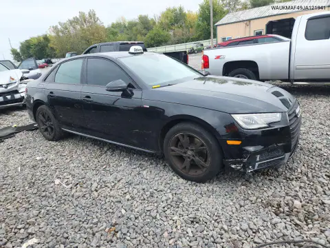 WAUKMAF49JA121941 — 2018 Audi A4, foto 4 de Copart, Lateral