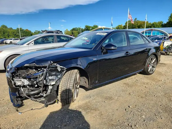 WAUENAF47JA230120 — 2018 Audi A4, Передняя часть (Front End), фото до ремонта