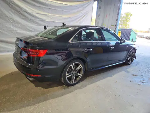 2018 Audi A4 Premium Plus VIN WAUENAF42JA233894 фото 3