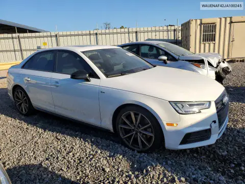 WAUENAF42JA100245 — 2018 Audi A4, ფოტო 4, Copart 27.10.2026, ქვედა ნაწილის დაზიანება