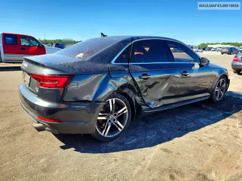 WAULMAF43JN018656 — 2018 Audi A4, фото 3 з Copart, Задня частина