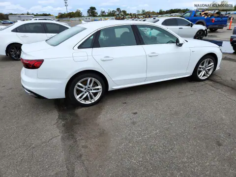 WAUDNAF42LN005806 — 2020 Audi A4, photo 3 from Copart, Side
