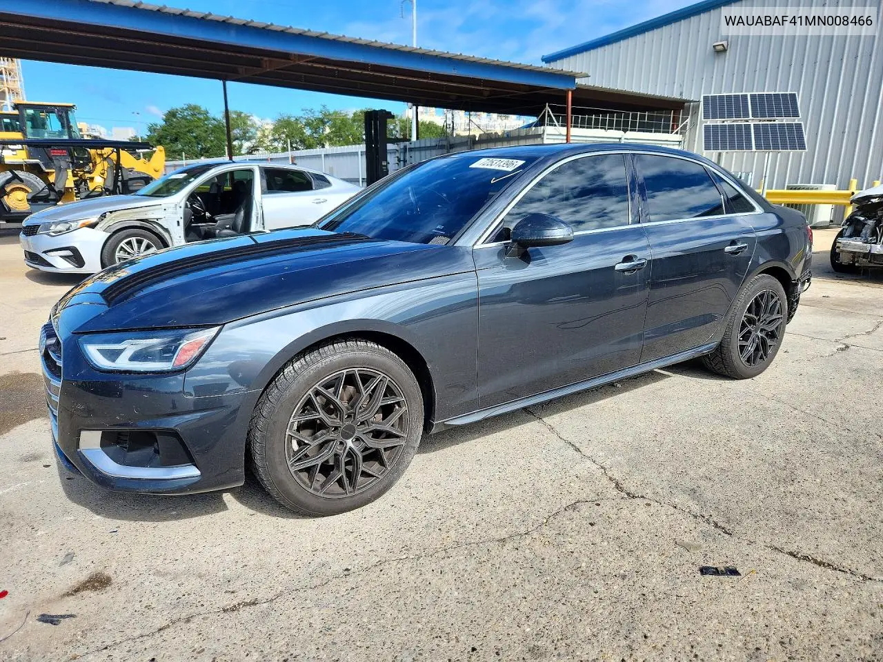 2021 Audi A4 Premium 40 VIN WAUABAF41MN008466 фото 1