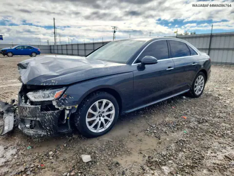 WAUABAF44MA086764 — 2021 Audi A4, წინა ნაწილი, ფოტოები შეკეთებამდე