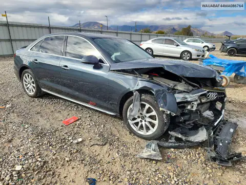 WAUABAF44MA086764 — 2021 Audi A4, ფოტო 4, Copart, წინა ნაწილი