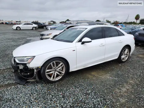 WAUEAAF48PA010442 — 2023 Audi A4, Передняя часть, фото до ремонта
