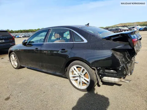 2024 Audi A4 Premium 45 VIN WAUDAAF40RN004660 фото 2