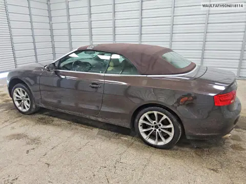 2013 Audi A5 Premium Plus VIN WAULFAFH9DN018114 фото 2